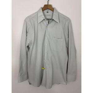 Geoffrey Beene Men’s Wrinkle-Free Dress Shirt Size L 16 32/33